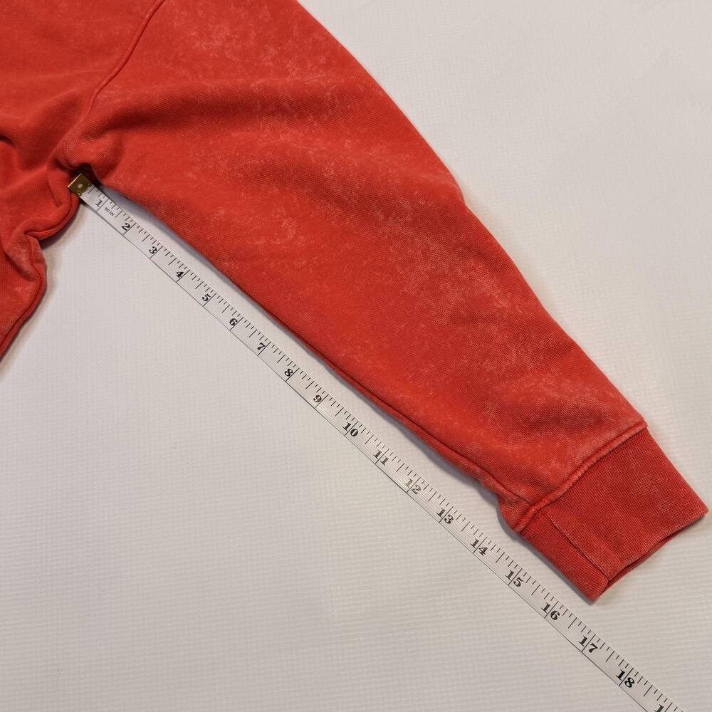 Nike Tracksuit Hoodie Sweatpants Set Womens XS Red Orange Fleece Jogger 2 Piece - Picture 5 of 14
